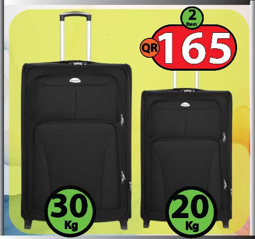 Soft Trolley Bags 2 pcs Combo (24/28 Inches) 