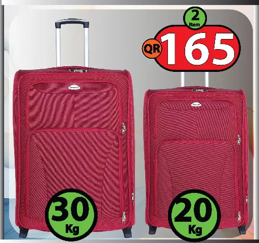Soft Trolley Bags 2 pcs Combo (24/28 Inches) 