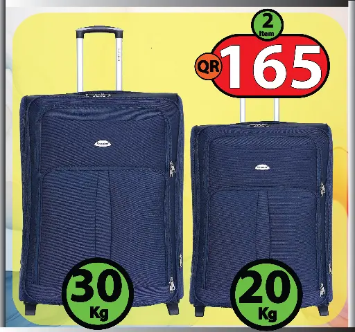 Soft Trolley Bags 2 pcs Combo (24/28 Inches) 