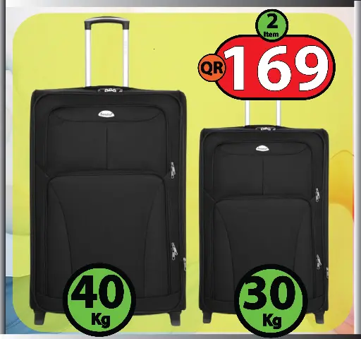Soft Trolley Bags 2 pcs Combo (28/32 Inches) 