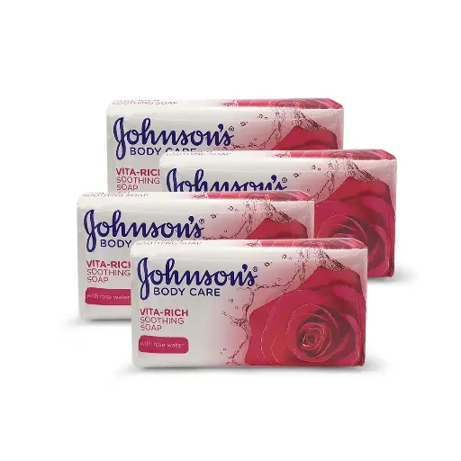 Johnson`S Vita Rich Soap Assorted 175g X 4pcs