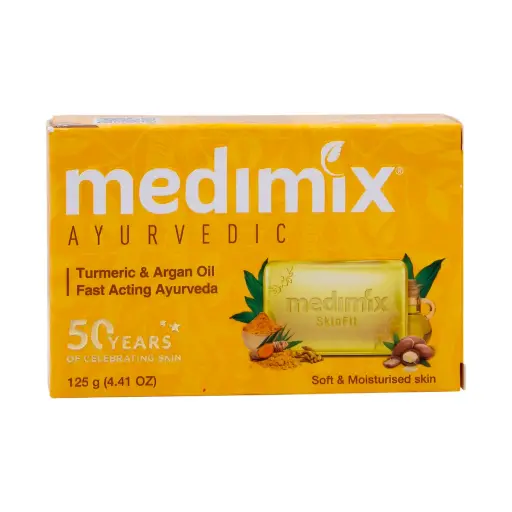 Medimix Bathing Bar W/Turmeric & Argan Oil 125gm