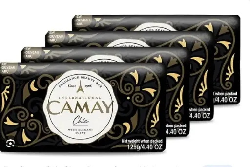 Camay Chic Soap 125gm  Buy 4 Get 1 Free