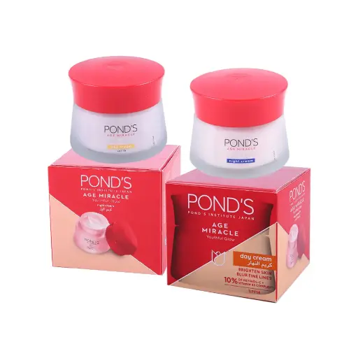 Ponds Age Miracle Day Cream Spf15 50ml+Night Cream@40%Off