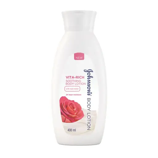 Johnson&Johnson Vitarich Soothing Rosewater Body Lotion 400ml