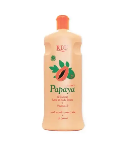 Rdl Papaya Whitening Hand & Body Lotion 600ml